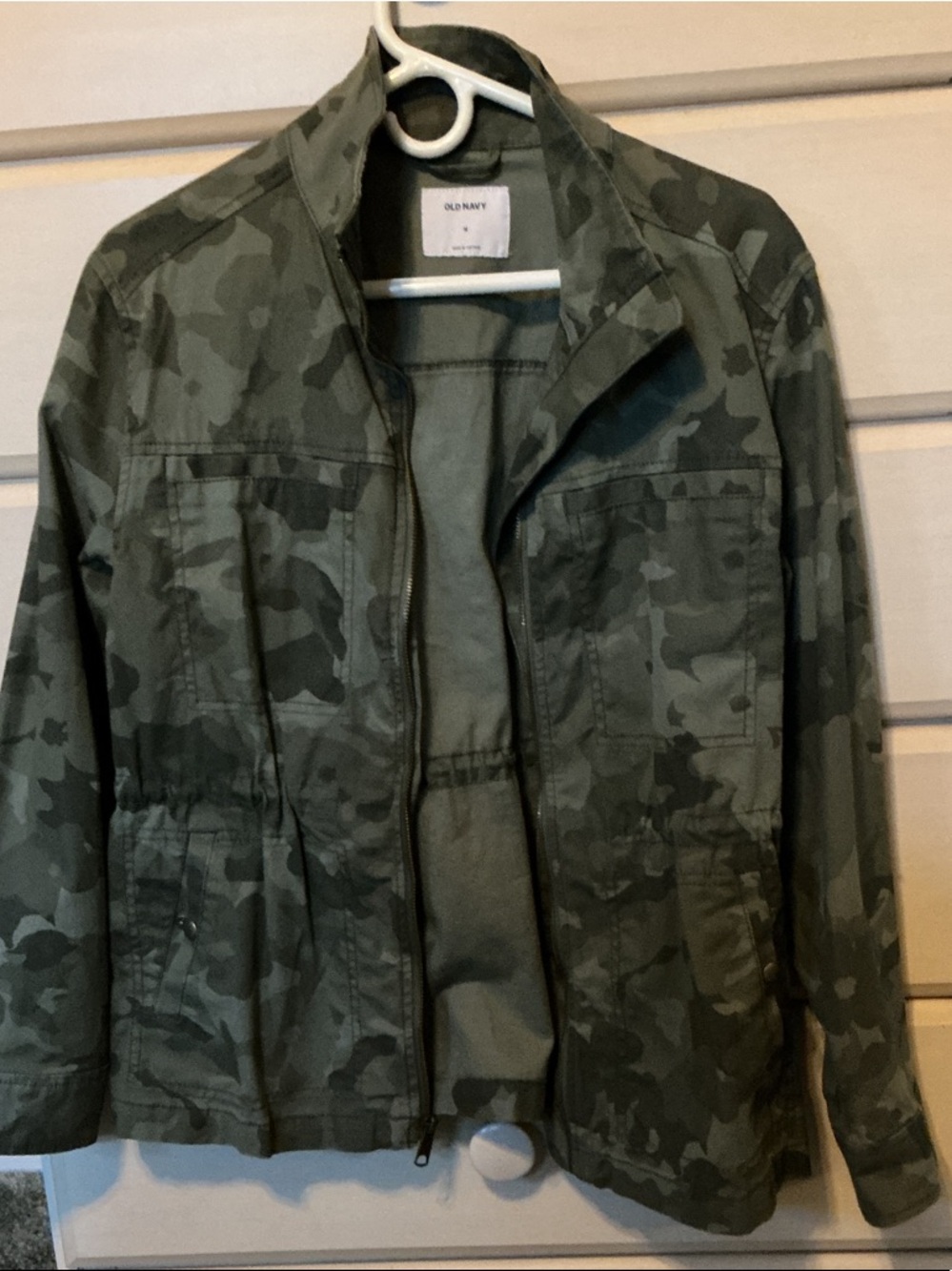 Old Navy women Olive Green Camo Field Jacket